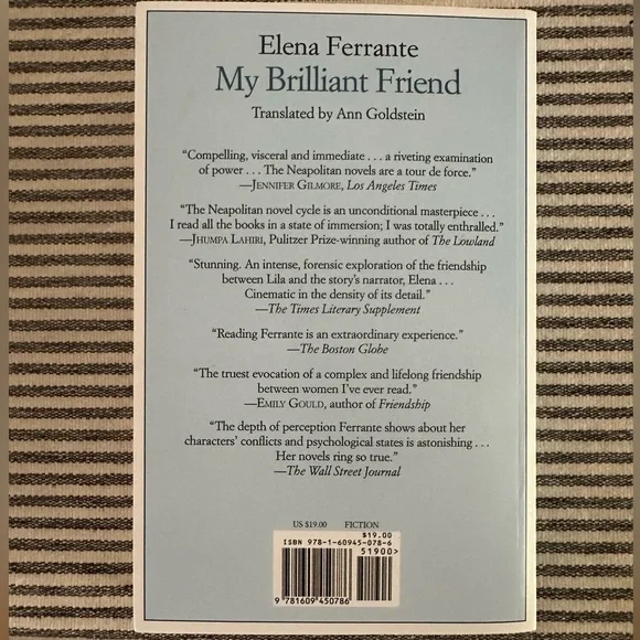 My Brilliant Friend by Elena Ferrante Book - Picture 2 of 3
